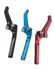 Pair Gold Aluminum Wheelchair Scissor (2 brakes)