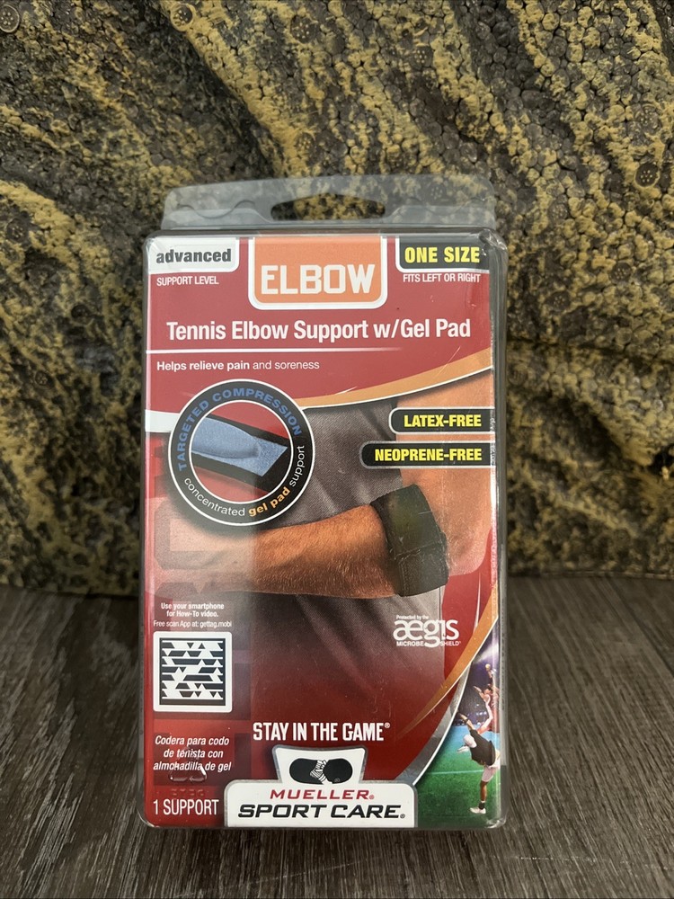 Tennis Elbow Support With Gel Pad By Mueller Sport Care One Size