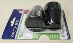 2pk-Drive Crutch Tips, 7/8″diameter, Black 1-pair, „NEW“