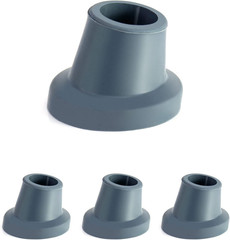 Replacement Feet for Shower Chair Bath Seat, 4 Pack 1″ I.D Slope Rubber Tips Sho