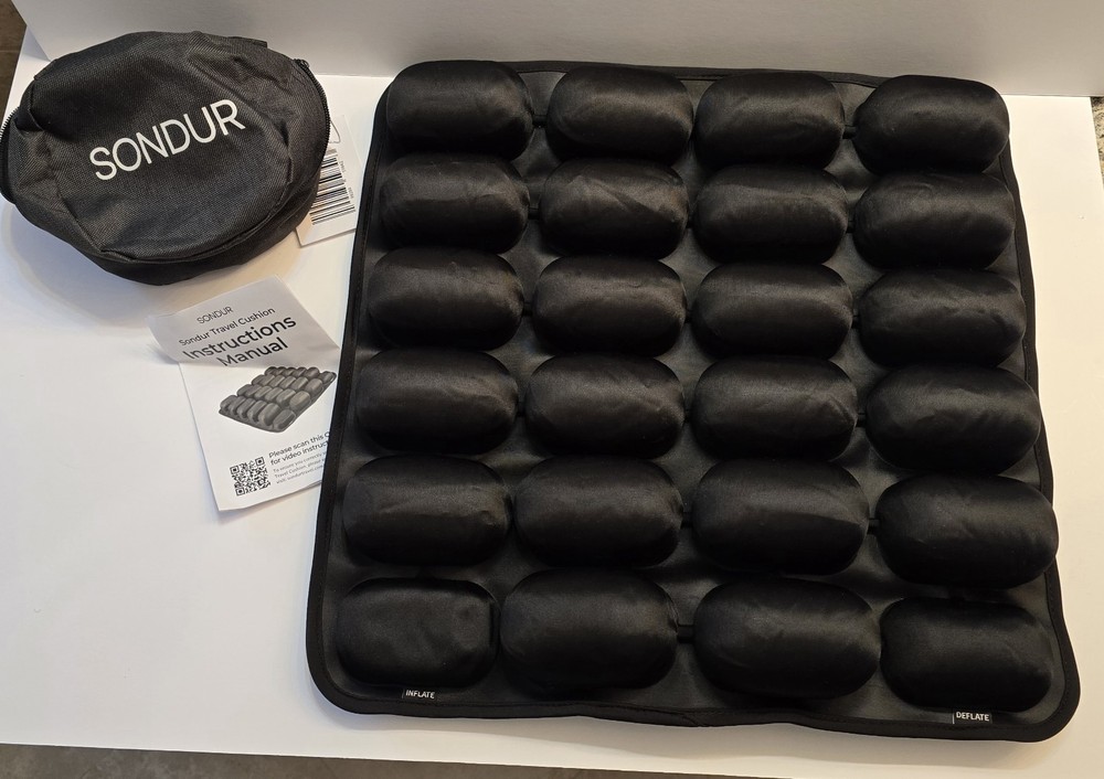 SONDUR Travel Cushion Cloudair Technology Airplane Seat Inflatable Cushion