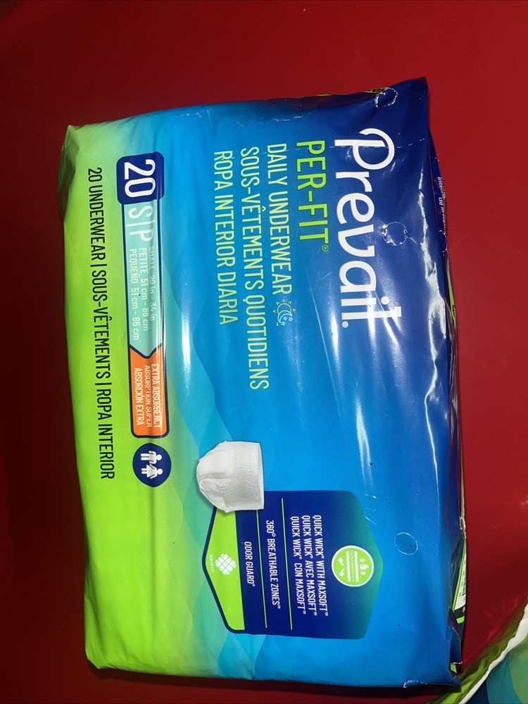 Prevail Per-Fit Small Underwear 20-34 in Extra Absorbency 20 Ct Unisex