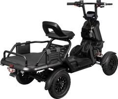 500/1000W Electric Mobility Scooter All Terrain for Adults with Cargo Platform