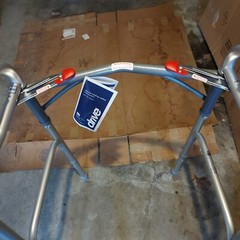 Drive Deluxe Folding Walker 2 Button 10200-1