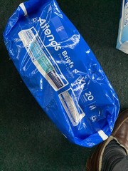 2 Packages Of 20 Count Attends Briefs Ck 58-63 Inches