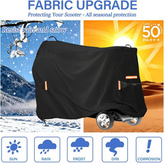 Upgraded Mobility Scooter Storage Cover 420D, Heavy Duty Oxford Fabric Electric