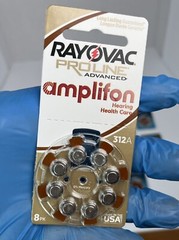124 Hearing Aid Batteries RAYOVAC Proline 1.45V 312 312A EXPIRED 2021 (17 Packs)