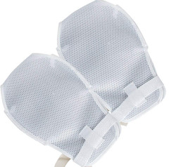 1 Pair Hands Finger Control Mitts Dementia Safety Restraint Gloves Hand Infectio