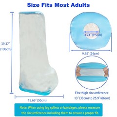 Tideshake Extra Wide Full Leg Cast Leg, Extra-Wide-Full-Leg