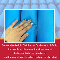 Alternating Pressure Air Mattress Topper with Pump for Hospital Bed Anti Bedsore