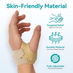 Thumb Support Brace CMC Joint Thumb Arthritis Orthosis Pain Relief Right Left