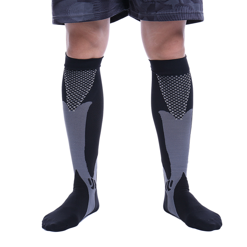 Compression Socks Calf Sleeve Leg Support Brace 15-20mmHg Men Women Football CFR