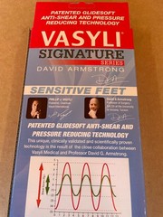 Vasyli Signature David Armstrong II Sensitive Feet Orthotic Insole Medium New!