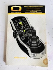 Basic Operation Instructions Manual Pride Quantum Q LOGIC 2 Joystick Electronics