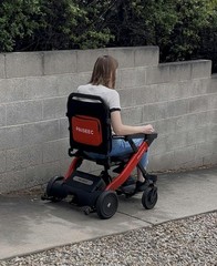 Paiseec 2-in-1 42Lb Foldable Electric Wheelchair 300Lb Intelligent All Terrain
