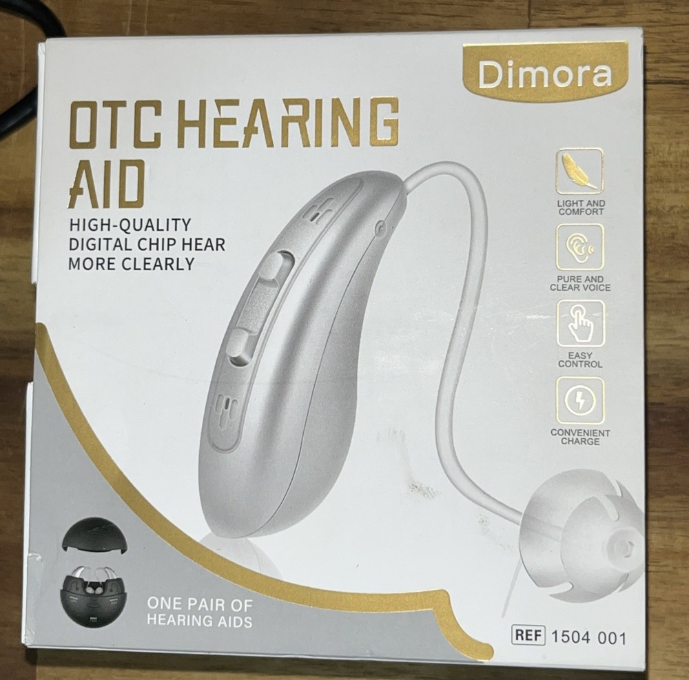 Dimora Seniors Adults OTC Over The Counter Digital 16-Channel Hearing Aid Assist