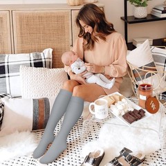 New COMPRESSION SOCKS 6 PAIRS Unisex L / XL Circulation Support Multi Color Pack