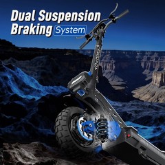 RD2 2*2500W Dual Motor Electric Scooter Adult,5000W E-bike 89KM Range+Black Seat