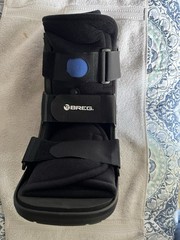 Breg Orthopedic Walking Boot X-Large Black Adjustable Ankle/Foot MPN 100004-050