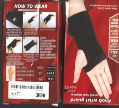 6 Wrist Brace for Carpal Tunnel 4 have Adjustable Knob 2 with Velcro BRAND NEW