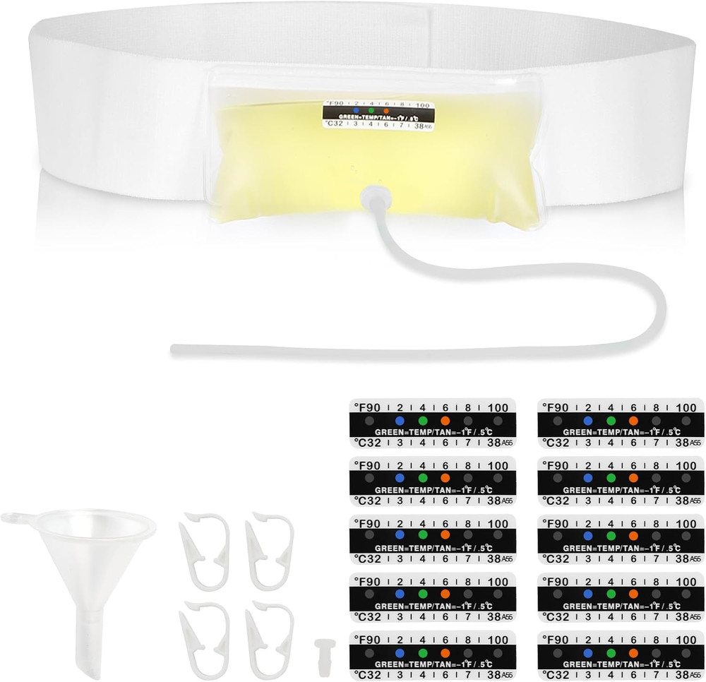 Urine Test Complete Kit – 2 to 4 oz Concealed Sample Bag with Adjustable Belt, T