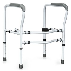 Steel Safety Toilet Rail W/Created Fixable Clamp Adjustable Order Handrail Frame