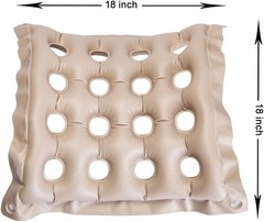 Khaki Inflatable Seat Cushions – Enhanced Comfort for Wheelchairs and Stadiums