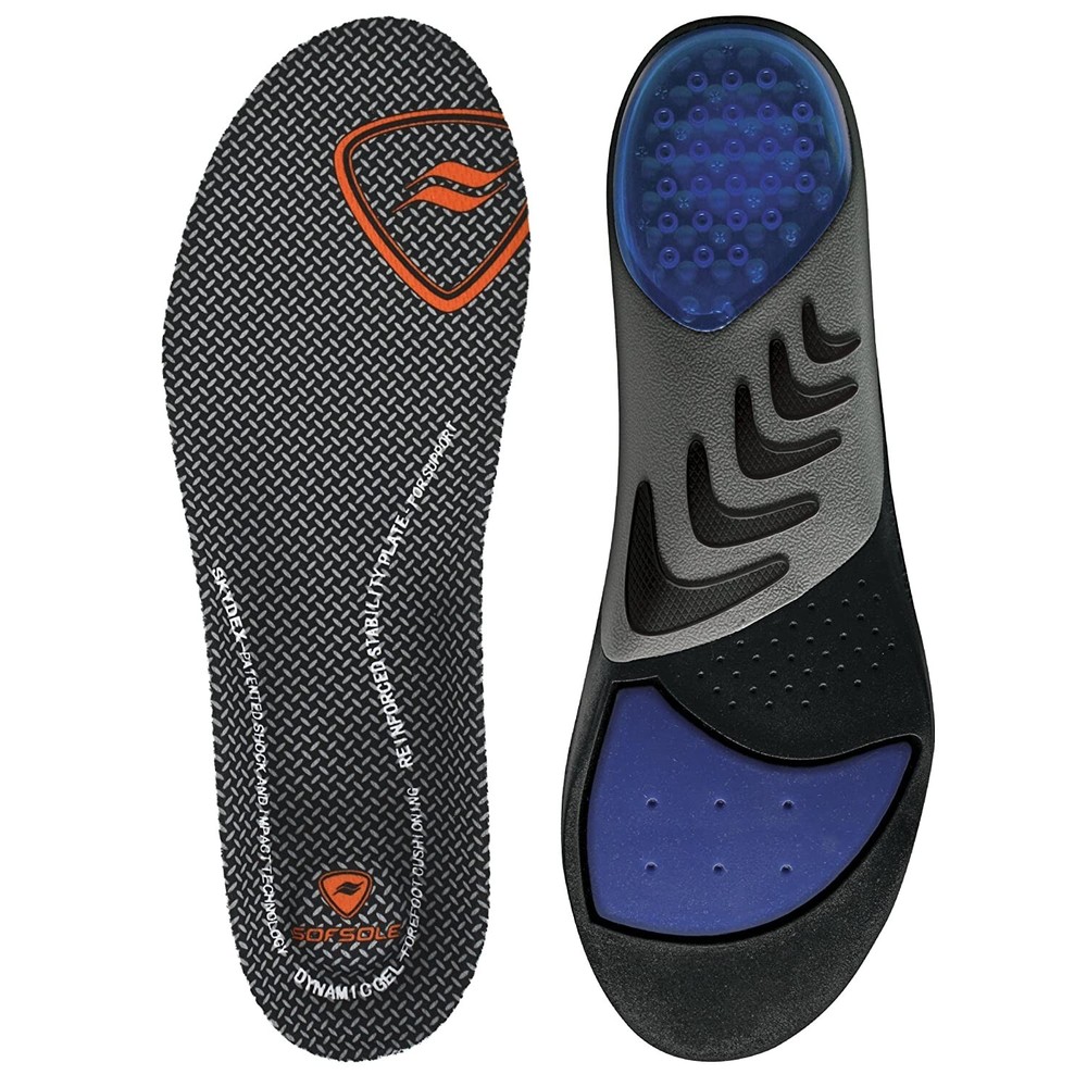 2 Pairs Sof Sole Men’s Airr Orthotic Performance Insoles Replacement Insert
