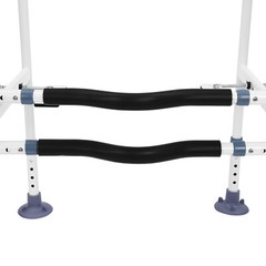 Adjustable Toilet Safety Rails for Seniors Handicap 440lbs w/ Anti-slip Armrest
