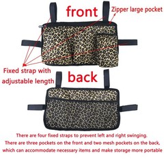 Walker Bag, Multi Pockets Folding Walker Basket Tote Bag with Cup Holder, Han