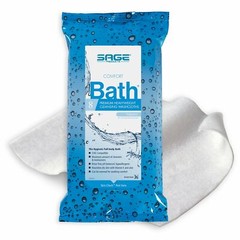 Sage Comfort Bath Cleansing Heavyweight Wipes 8 X 8″ 7900 4 Packs 32 Wipes