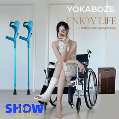 Forearm Crutches for Adults Foldable Knee Patients Mobility Aids for Childre and