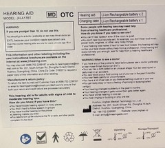 Rechargeable Hearing Aids JH-A17BT Non-Prescription OTC CIC Jinghao Hearing Aids