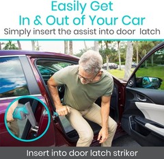 Car Assist Handle for Easy Exit – Non-slip Grip, Lightweight up to 300 lbs