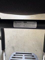 Ki Mobility Rogue Rigid wheelchair OFF ROAD WHEELS.