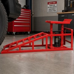 Car Maintenance Ramp Sloped Hydraulic Car Ramp Sturdy Duty Steel