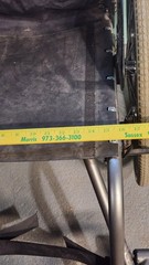TIlite TRA Titanium wheelchair . 16″ wide x 16″ deep seat.