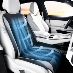 Upgraded Cooling Car Seat Cushion 8 Turbo Fans 12V-24V Ventilated Cooling Sea…