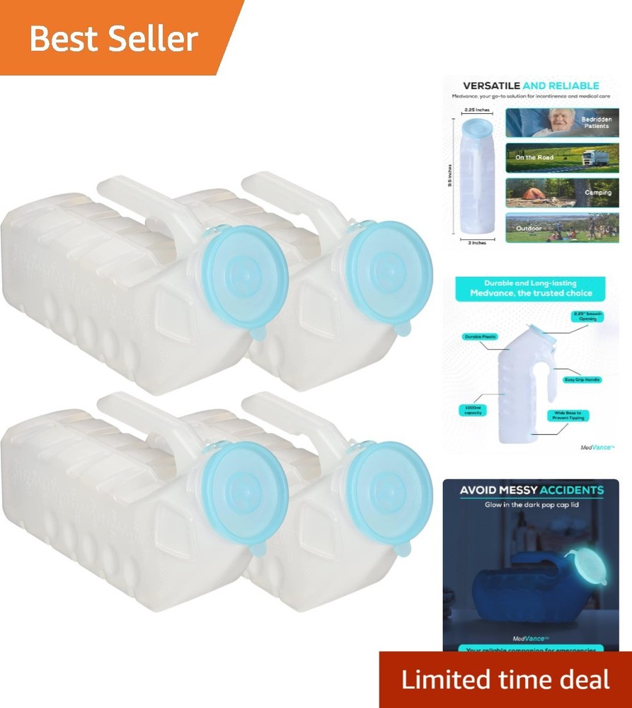 Glow-in-the-Dark Spill-Proof Men’s Urinal Pack