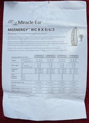 MIRACLE EAR HEARING AIDS MEERENGRY 5 RIC 5W – AS PICTURED – READ DESCRIPTION