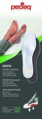 Pedag Siesta orthotic insole pair, arch and metatarsal support, odor filter
