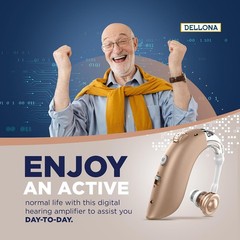 High-Performance Hearing Aids for Seniors, OTC Rechargeable Hearing Aid for Peop