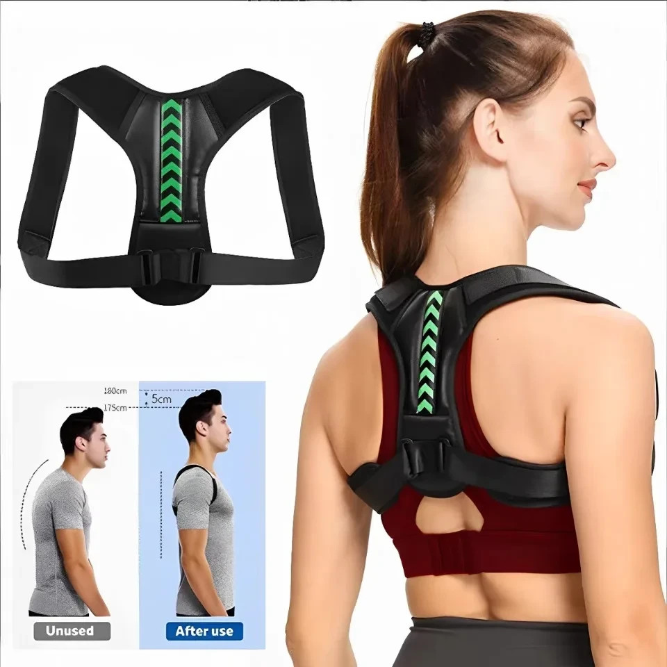 Adjustable Posture Corrector Back Shoulder Support Correct Brace Belt Men Women