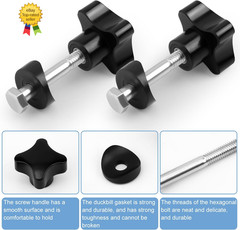 2 Sets Rollator Walker Replacement Arm Adjustment Knobs, Comfortable Universal P