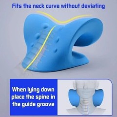 Cervical Neck Pillow STRETCHER Traction Device Brace Support Pain Relief Massage