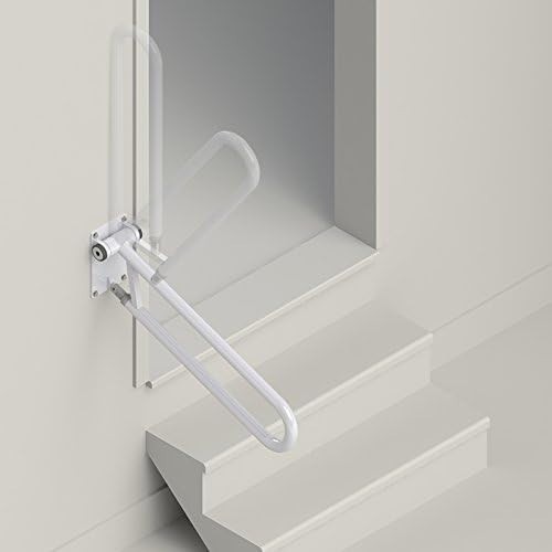 HEALTHCRAFT Angled PT Rail, Wall-Mounted Bathroom Safety Support Rail | Angled