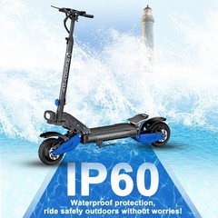 RD2 2*2500W Dual Motor Electric Scooter Adult,5000W E-bike 89KM Range+Black Seat