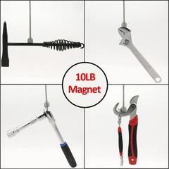Magnetic Pickup Tool Set, 10LB Extendable Magnet Stick, Flexible Magnetic Fla…