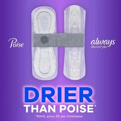 Always Discreet Incontinence Pads Moderate 153 Count Women Plus Absorbency