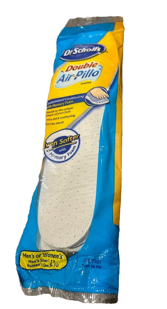 Dr Scholl’s Air-Pillo Insoles Ultra Soft w/ Cooling Vents Mens 7-13 Womens 5-10